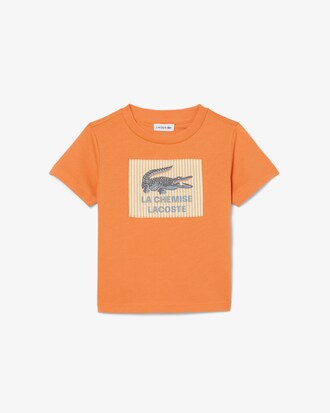 T-shirt in cotone con stemma