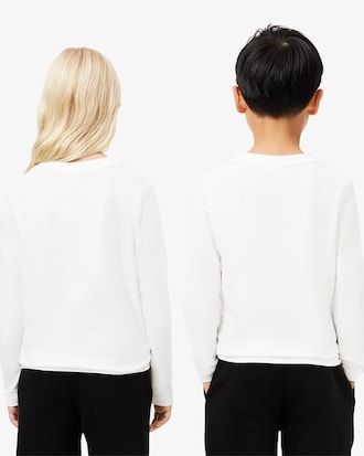 T-shirt in cotone a maniche lunghe