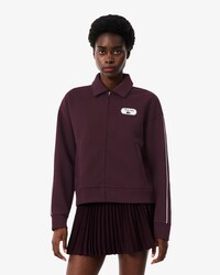 Felpa Tennis Heritage con zip e stemma