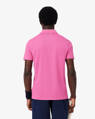 Polo tennis Ultra Dry elasticizzata in jacquard