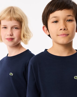 T-shirt in cotone a maniche lunghe