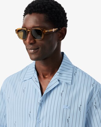 Camicia in twill stampata relaxed fit