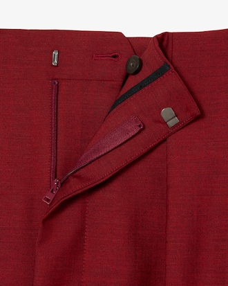 Pantaloni sartoriali in lana straight fit Runway