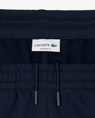 Pantaloni della tuta relaxed fit in tessuto felpato
