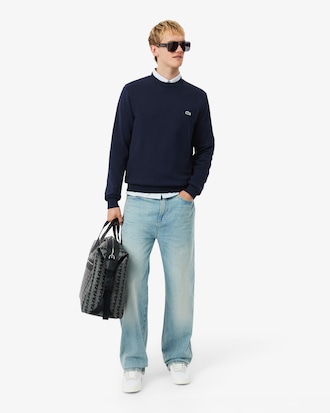 Felpa in tessuto felpato classic fit