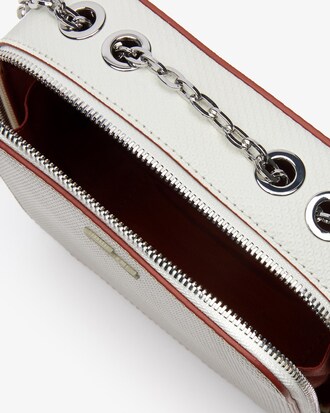 Women's Chantaco Chain Tricolour Piqué Leather Small Shoulder Bag