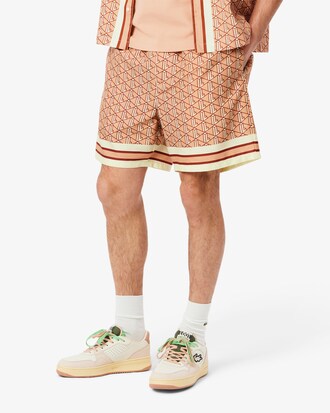 Shorts leggeri con stampa monogramma