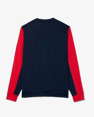 Felpa color block sportiva a righe