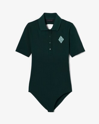 Body polo in mini piqué Runway