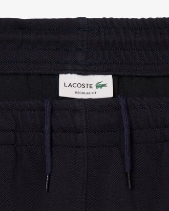 Pantaloni della tuta in piqué regular fit