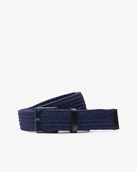 Cintura intrecciata elasticizzata con fibbia ad ardiglione e incisione Lacoste da uomo