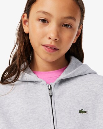 Felpa unisex con cappuccio e zip