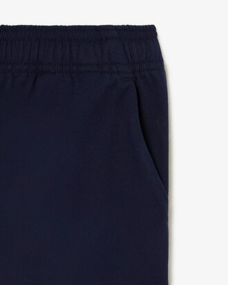 Shorts in gabardine di cotone elasticizzato