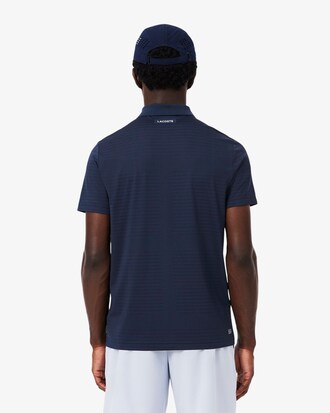 Polo tennis Ultra Dry elasticizzata in jacquard