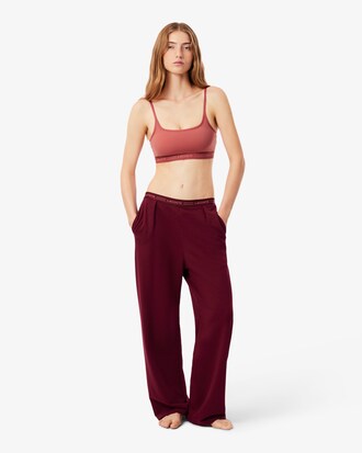 Pantaloni loungewear wide fit in felpa