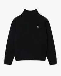 Maglione a collo alto in maglia 3D di cashmere