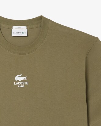 T-shirt in cotone con stampa del brand