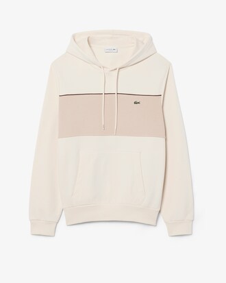 Felpa con cappuccio color block