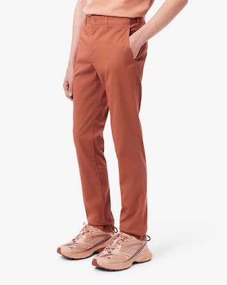 Pantaloni chino slim fit in cotone elasticizzato