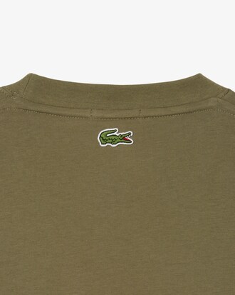 T-shirt in cotone con stampa del brand