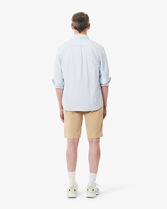 Shorts chino in twill elasticizzato