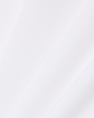 T-shirt con collo a V in jersey di cotone Pima leggero