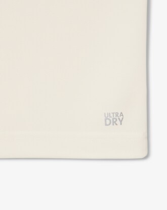 Polo da tennis slim fit con stampa ultra-dry