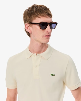 Polo slim fit in piqué L.12.12