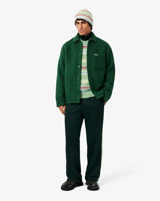 Maglione a righe in lana e alpaca