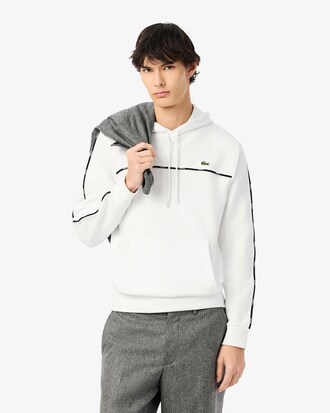 Felpa classic fit a righe con logo