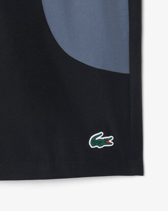 Shorts sportivi idrorepellenti colorblock