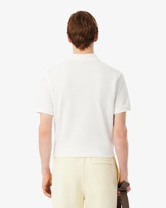 Polo in piqu&eacute; con stemma classic fit