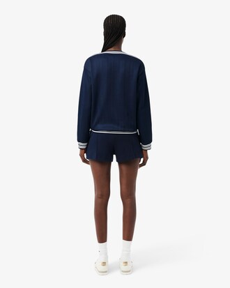 Shorts in piqu&eacute; di produzione francese