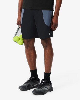 Shorts sportivi idrorepellenti colorblock