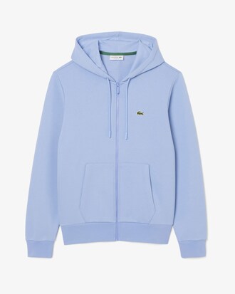 Felpa con cappuccio in pile con zip