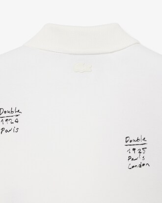 Polo in piqué loose fit grafica Runway