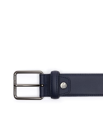 Cintura Men's Classic in petit piqu&eacute; con fibbia ad ardiglione dotata di incisione Lacoste