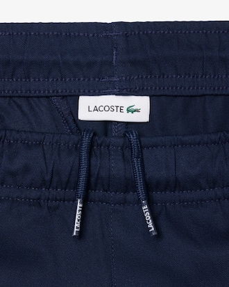 Pantaloni in gabardine di cotone elasticizzato