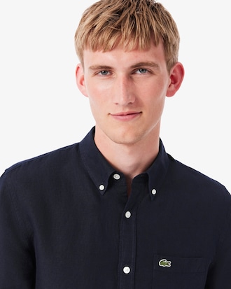 Camicia di lino regular fit