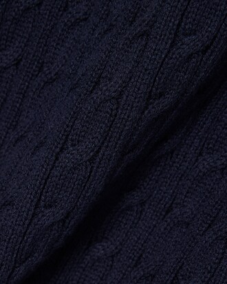 Maglione a maniche corte in maglia a trecce