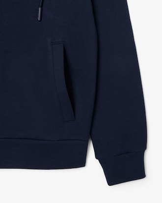 Felpa con cappuccio in pile con zip