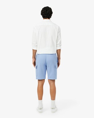 Shorts cargo in cotone felpato