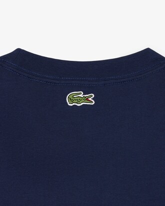 T-shirt marchio in rilievo in cotone pesante