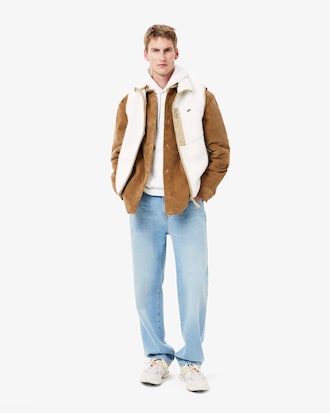 Felpa con cappuccio loose fit stampata