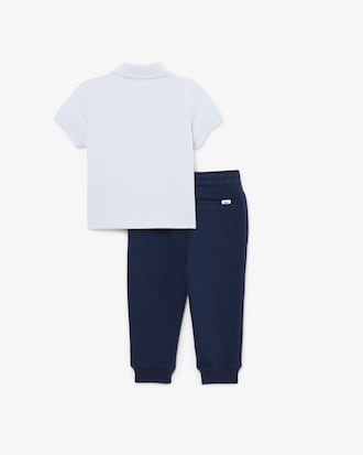 Completo polo da neonato in Petit Piqu&eacute;