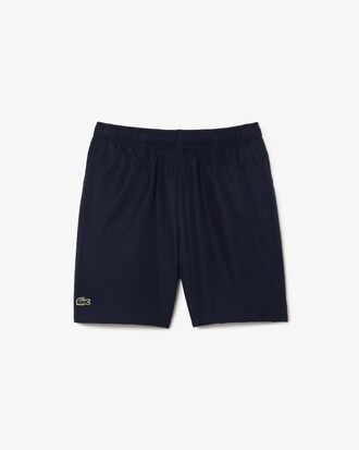 Shorts sportivi in taffetà a rombi