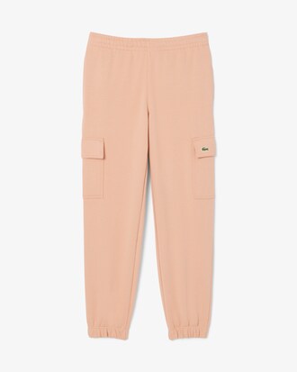 Pantaloni della tuta cargo in tessuto felpato