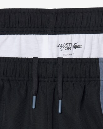 Shorts sportivi idrorepellenti colorblock