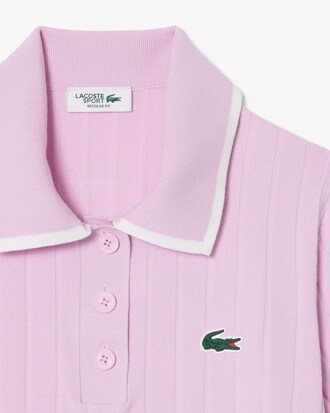 Maglione da golf con colletto a polo a maniche corte