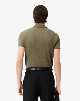 Polo slim fit in piqué L.12.12